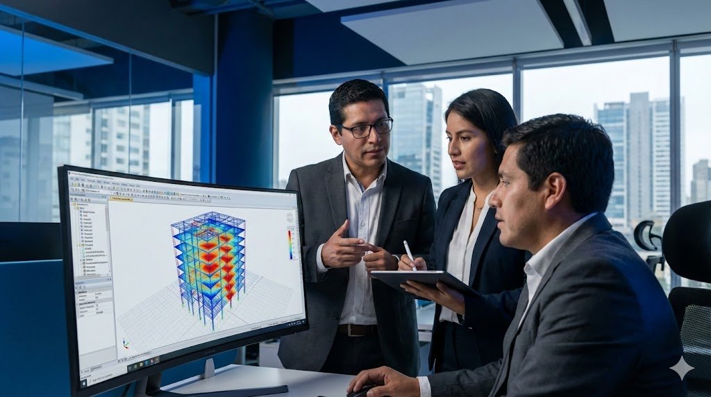 Ingenieros trabajando